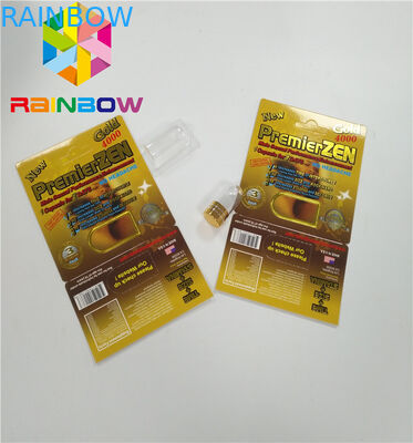 Tarjeta de la ampolla de Premierzen que empaqueta la caja de papel del niño de la tarjeta inferior resistente de encargo de la cerradura 3D