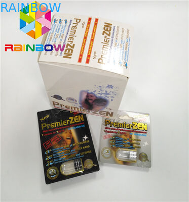 Tarjeta de la ampolla de Premierzen que empaqueta la caja de papel del niño de la tarjeta inferior resistente de encargo de la cerradura 3D