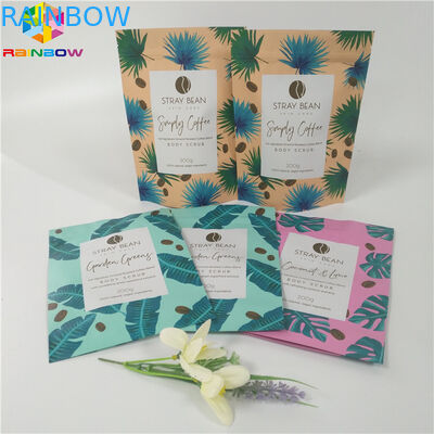 El final reconectable de Matt se levanta los bolsos de la bolsa, bolso de empaquetado de la cerradura de la cremallera para el exfoliante corporal