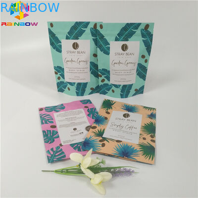 El final reconectable de Matt se levanta los bolsos de la bolsa, bolso de empaquetado de la cerradura de la cremallera para el exfoliante corporal