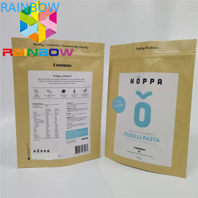 Bolsa de papel de empaquetado a prueba de humedad de Kraft del sellado caliente de la caja de papel Eco - amistoso