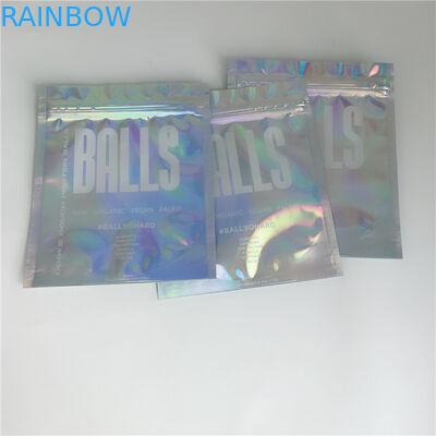 Cosméticos Ziplock que empaquetan el lado brillante 3 de los bolsos sellado para el pegamento de la extensión de la pestaña