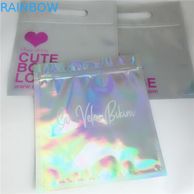 Cosméticos Ziplock que empaquetan el lado brillante 3 de los bolsos sellado para el pegamento de la extensión de la pestaña