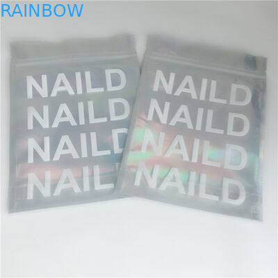 Cosméticos Ziplock que empaquetan el lado brillante 3 de los bolsos sellado para el pegamento de la extensión de la pestaña