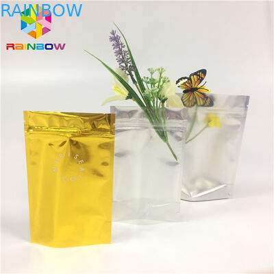 Bolsa delantera clara de la hoja de Doypack que empaqueta la bolsita cosmética de la muestra del bolso de la cerradura de la cremallera de Mylar