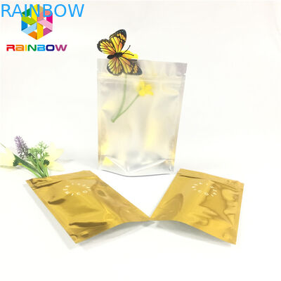 Bolsa delantera clara de la hoja de Doypack que empaqueta la bolsita cosmética de la muestra del bolso de la cerradura de la cremallera de Mylar