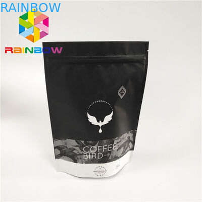 Las bolsas plásticas de la impresión de Digitaces que empaquetan el mate acabado se levantan la cerradura de la cremallera con la válvula