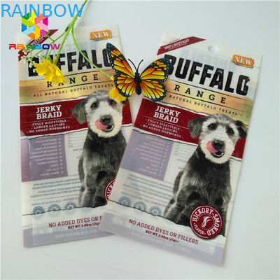 Los bolsos Ziplock plásticos del embalaje, sello trilátero se levantan las bolsas para la comida