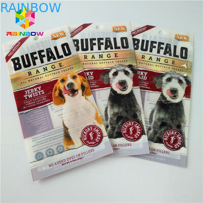 Los bolsos Ziplock plásticos del embalaje, sello trilátero se levantan las bolsas para la comida