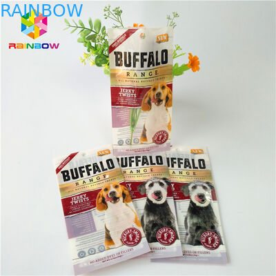 Bolsas plásticas de la impresión de Digitaces que empaquetan el bolso del Ziplock del almacenamiento del alimento para animales de la bolsita