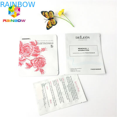 Bolsa facial cosmética de la hoja de la máscara que empaqueta el buen aislamiento modificado para requisitos particulares de la impresión en color