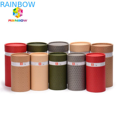 Recicle el material laminado el tubo de papel de empaquetado impreso de la cartulina de la caja de papel de las botellas de CBD