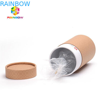 Recicle el material laminado el tubo de papel de empaquetado impreso de la cartulina de la caja de papel de las botellas de CBD