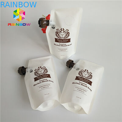 bolsa plástica del canalón 5oz/7oz que empaqueta el bolso transparente de la bebida de la energía reciclable