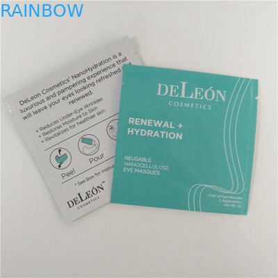 La impresión a todo color se levanta el empaquetado reutilizable de los Masques del ojo de los bolsos de la bolsa de la cremallera