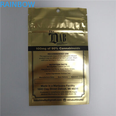 Los bolsos Ziplock reutilizables de la prueba del niño, Mylar se levantan la impresión del fotograbado de la bolsa