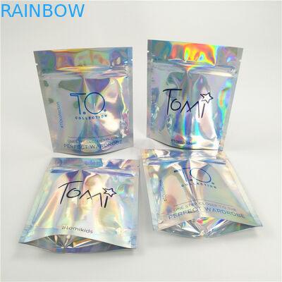 Bolsa de la hoja de la impresión del fotograbado que empaqueta el bolso olográfico del laser biodegradable para hacer compras