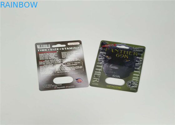 Caja de presentación de acrílico impermeable de empaquetado de alta resistencia del latigazo del paquete de ampolla de las tarjetas 3D