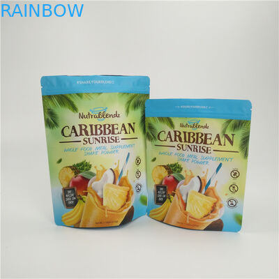 La aduana de empaquetado de la cremallera del bolso del bocado de los frutos secos imprimió prenda impermeable del papel de aluminio