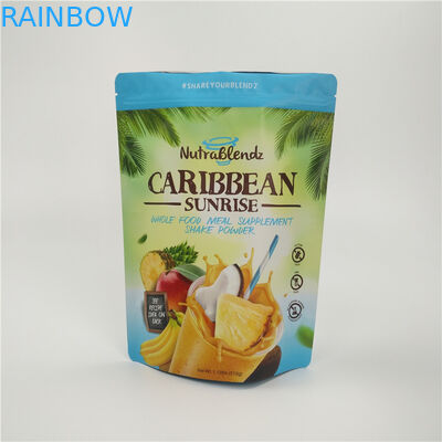 La aduana de empaquetado de la cremallera del bolso del bocado de los frutos secos imprimió prenda impermeable del papel de aluminio