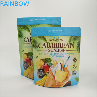 La impresión del fotograbado se levanta los bolsos Ziplock, bolsa del papel de aluminio de leche en polvo con la cremallera