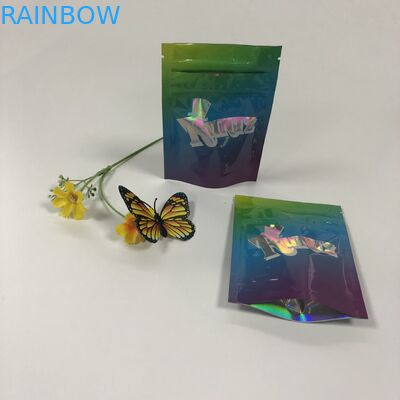 La bolsa doble de la hoja de la cremallera que empaqueta Mylar Runtz empaqueta el plástico para las galletas de empaquetado