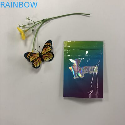 La bolsa doble de la hoja de la cremallera que empaqueta Mylar Runtz empaqueta el plástico para las galletas de empaquetado