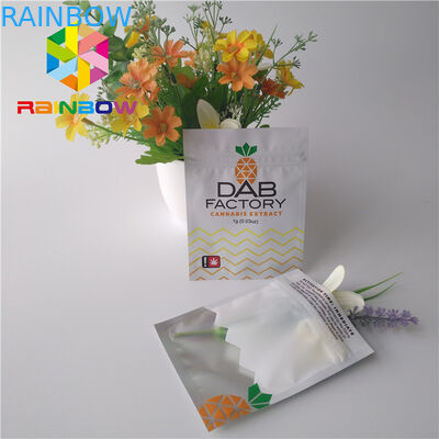 Empaquetado de las bolsas plásticas del papel de aluminio a prueba de humedad para las malas hierbas de Gummies del aceite de CBD