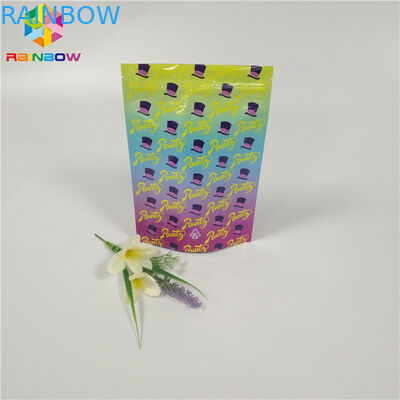 Plástico de empaquetado Mateial de los muchachos de la selva de Runtz de las galletas de la mala hierba de Runtz de los bolsos de la hoja de la cremallera