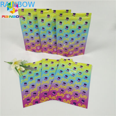 Plástico de empaquetado Mateial de los muchachos de la selva de Runtz de las galletas de la mala hierba de Runtz de los bolsos de la hoja de la cremallera