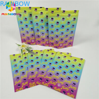 Plástico de empaquetado Mateial de los muchachos de la selva de Runtz de las galletas de la mala hierba de Runtz de los bolsos de la hoja de la cremallera