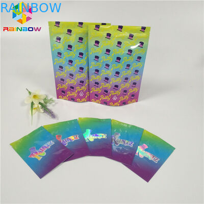 Huela la bolsa de la hoja de la prueba que empaqueta las galletas/píldora/uso gomoso de los bolsos de Runtz del oso