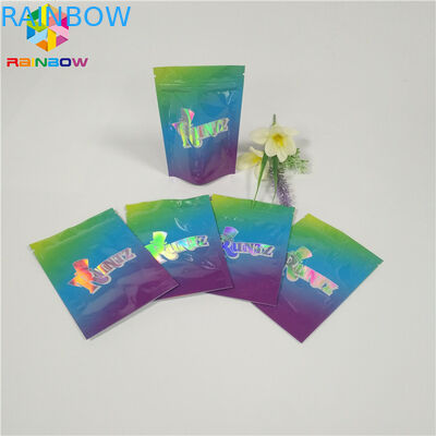 La aduana de empaquetado de la bolsa de la hoja de la galleta imprimió la prueba plástica del niño de los bolsos de la cerradura de la cremallera