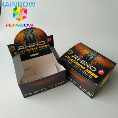 Caja de papel revestida de empaquetado del tabaco de cigarro de las cajas del incienso herbario superficial mate del final