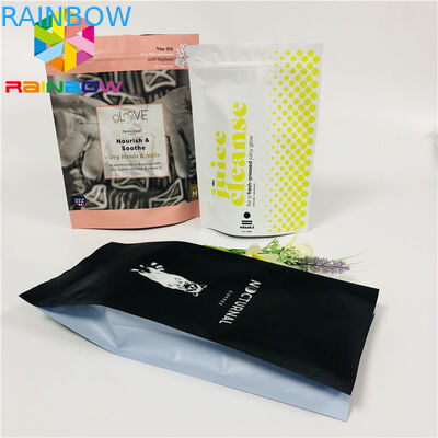 La bolsa de empaquetado del té del papel de aluminio se coloca para arriba empaqueta la prueba del niño modificada para requisitos particulares impresa