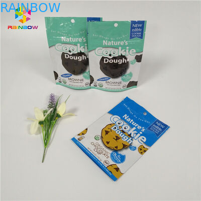 El Ziplock que se puede volver a sellar de Doypack que se levanta el papel de aluminio empaqueta el empaquetado de las galletas