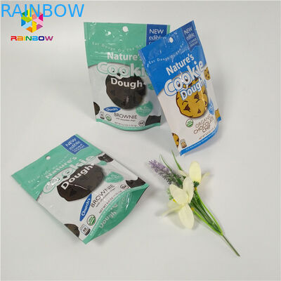 El Ziplock que se puede volver a sellar de Doypack que se levanta el papel de aluminio empaqueta el empaquetado de las galletas