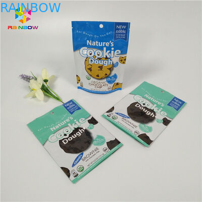 Los pequeños bolsos coloridos del envasado de alimentos del papel de aluminio de Mylar relampagan la cerradura para la galleta/la fruta seca