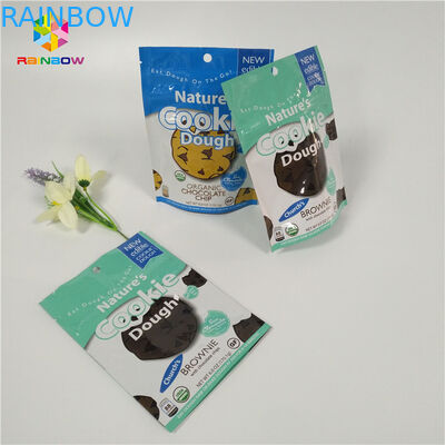 Los pequeños bolsos coloridos del envasado de alimentos del papel de aluminio de Mylar relampagan la cerradura para la galleta/la fruta seca