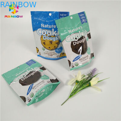 Los pequeños bolsos coloridos del envasado de alimentos del papel de aluminio de Mylar relampagan la cerradura para la galleta/la fruta seca