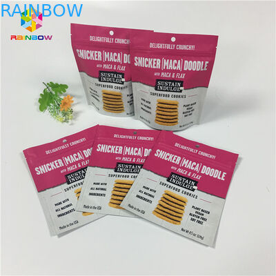 Impresión biodegradable de empaquetado de Digitaces de los bolsos de la hoja plástica que se puede volver a sellar para el chocolate/el queso