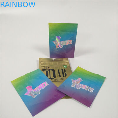 3,5 gramos de empaquetado de las bolsas plásticas se levantan bolsos Ziplock del cáñamo de Runtz de la mala hierba de Mylar
