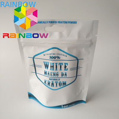 La aduana imprimió el bolso de la hoja que empaquetaba, se levanta la bolsa de la cerradura de la cremallera para Kraton farmacéutico