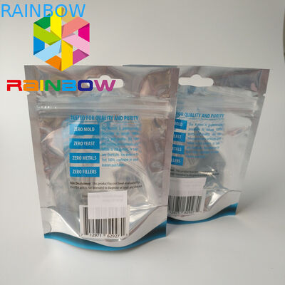 La aduana imprimió el bolso de la hoja que empaquetaba, se levanta la bolsa de la cerradura de la cremallera para Kraton farmacéutico