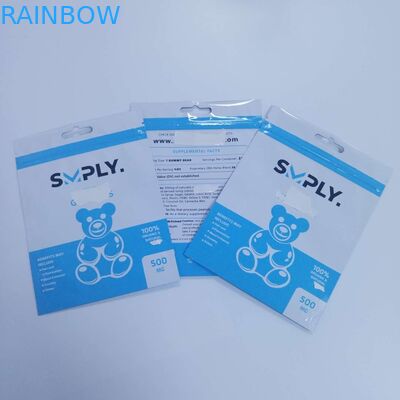 El incienso herbario resistente del niño que empaqueta Cbd empaqueta la impresión de Gravnre de la hoja para la cápsula