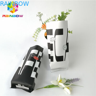 Bolso impermeable a la grasa del bocado que empaqueta el bolso llano de la ventana del claro del Libro Blanco con el lazo de la lata