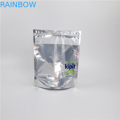 El bolso de empaquetado cosmético de la película del laser se levanta el logotipo modificado para requisitos particulares bolsa que imprime el artículo