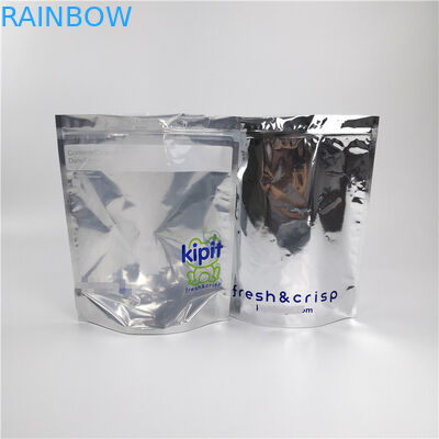 El bolso de empaquetado cosmético de la película del laser se levanta el logotipo modificado para requisitos particulares bolsa que imprime el artículo