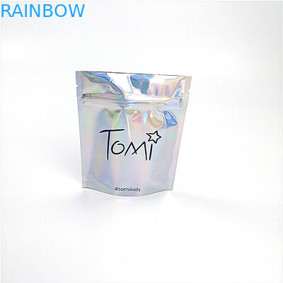 El laser de encargo el 100% olográfico de la impresión del bio bolso cosmético degradable del organizador recicla