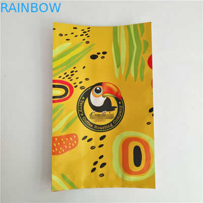 Bolsa sellada cuatro lados de la hoja que empaqueta el paquete plástico del té de la bolsita del poder del café instantáneo